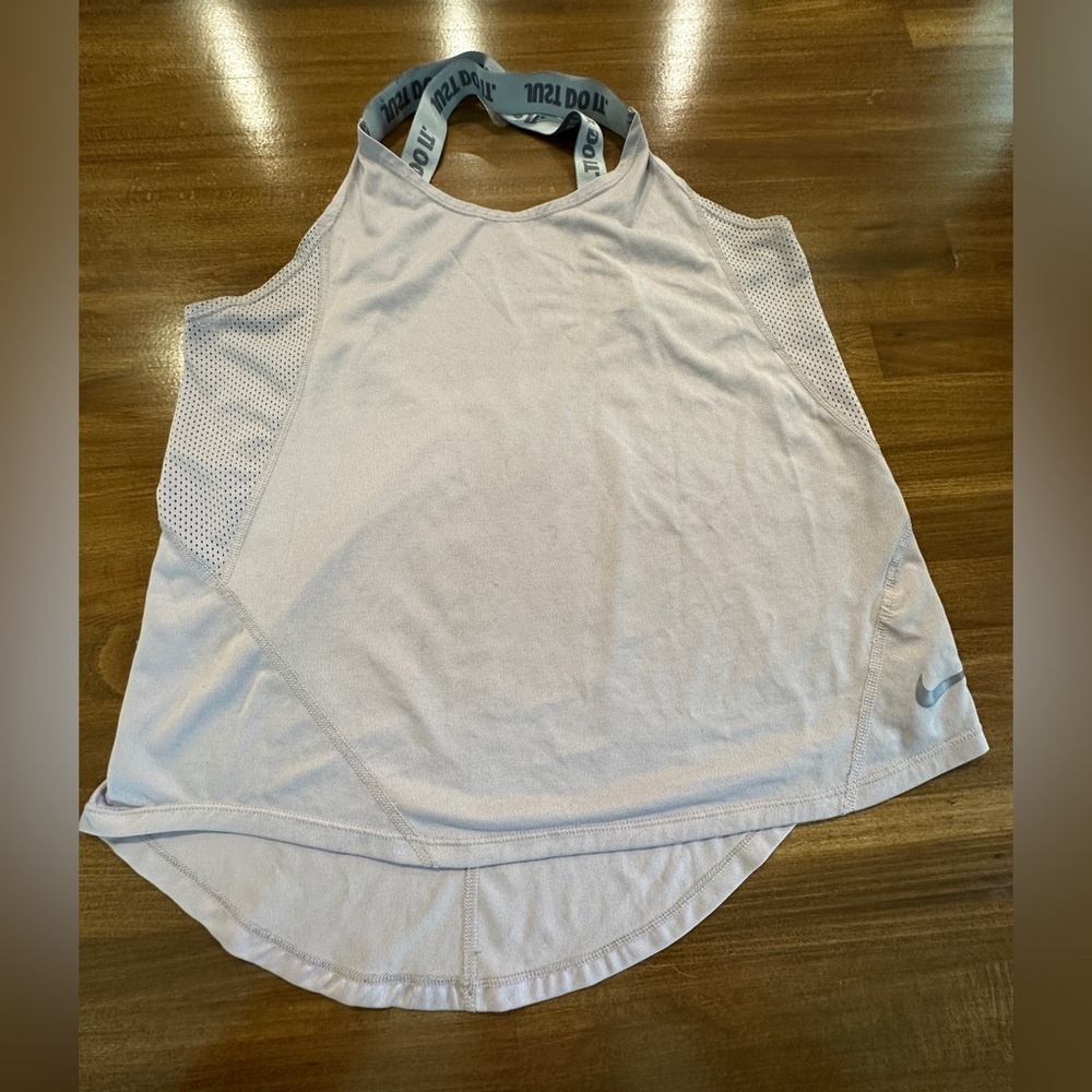 Nike Light Dusty Pink Crossback Athletic Tank